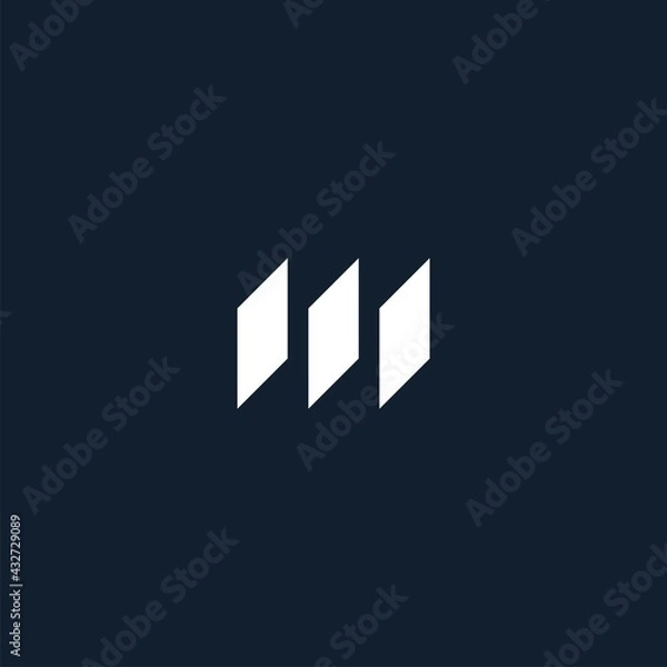 Obraz logo triple M abstract	