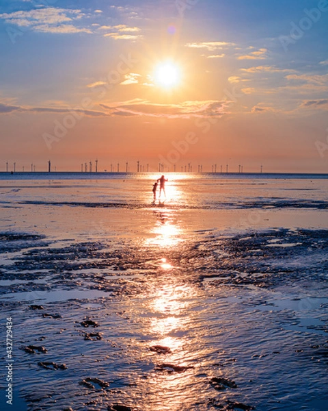 Obraz sunset at the sea