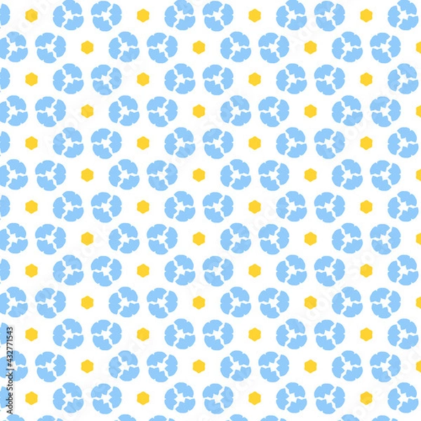 Obraz Beautiful abstract seamless colorful pattern. Use for greeting card, Cloth, Decoration invitation to a wedding, Birthday, Party and other Holidays. Arab, Indian ornament. Vector illustration. EPS 10