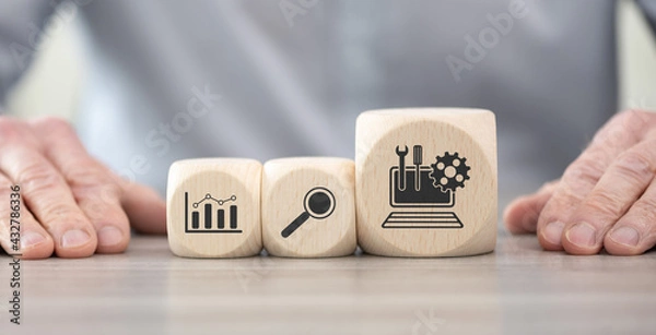 Fototapeta Concept of system maintenance