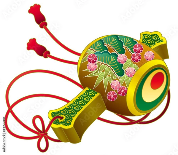 Obraz 打ち出の小槌　松竹梅