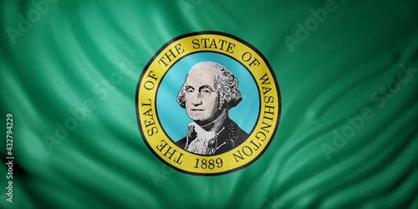 Obraz Washington State flag