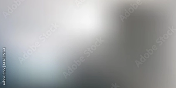 Obraz Light gray vector abstract blur background.