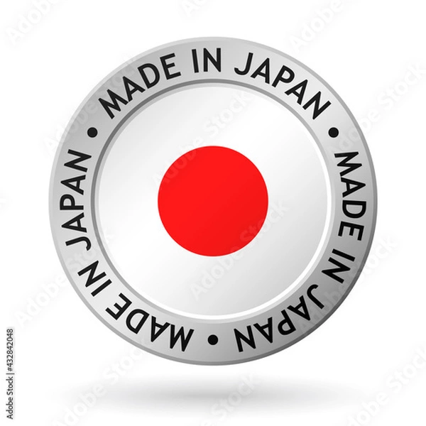 Obraz vector made in japan sign