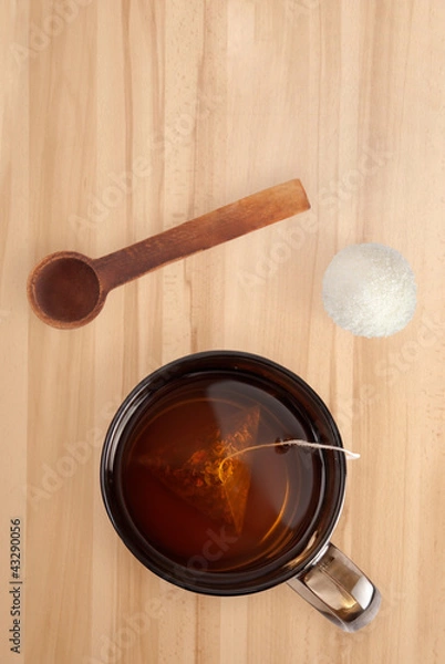 Fototapeta Tea is brewed in a cup