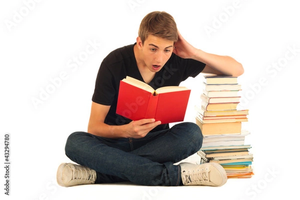 Obraz Mann beim lesen 23.07.12