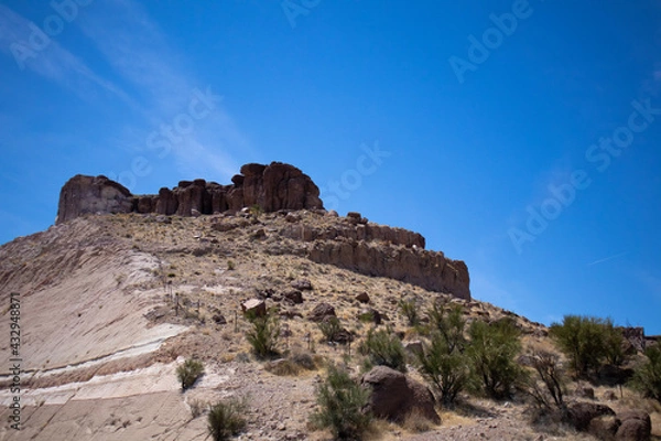 Fototapeta red rock canyon in the desert