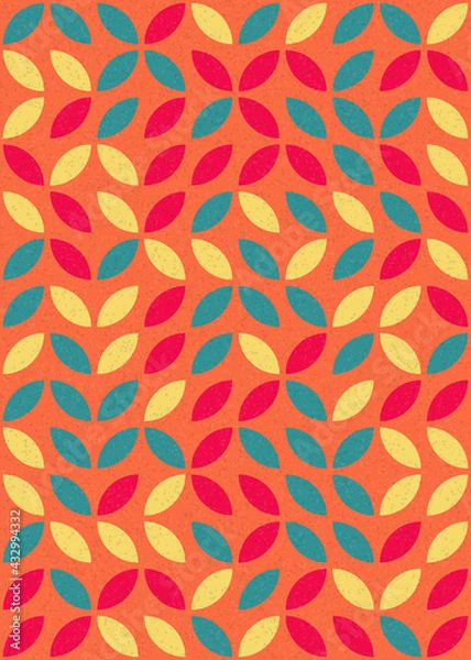 Fototapeta Abstract Geometric Pattern generative computational art illustration