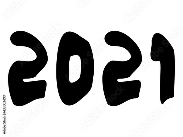 Obraz 2021数字