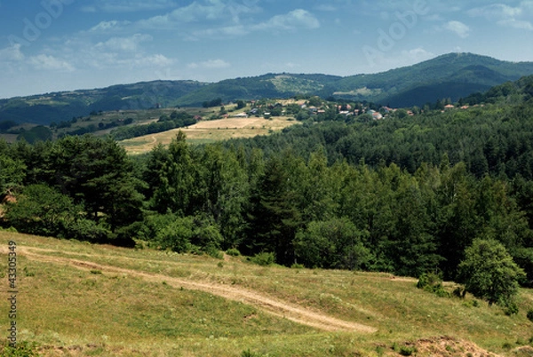 Obraz old road in mountain