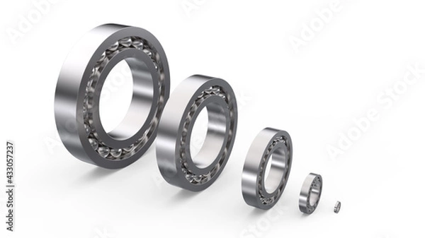Obraz bearings on a white background