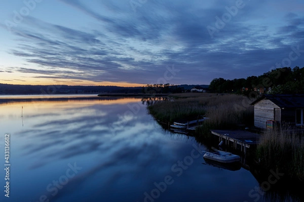 Obraz Blaue Stunde am See