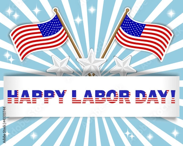Obraz Labor Day background.