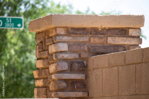 Obraz brick wall outdoors