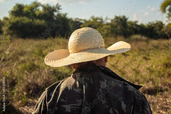 Obraz hat farmer