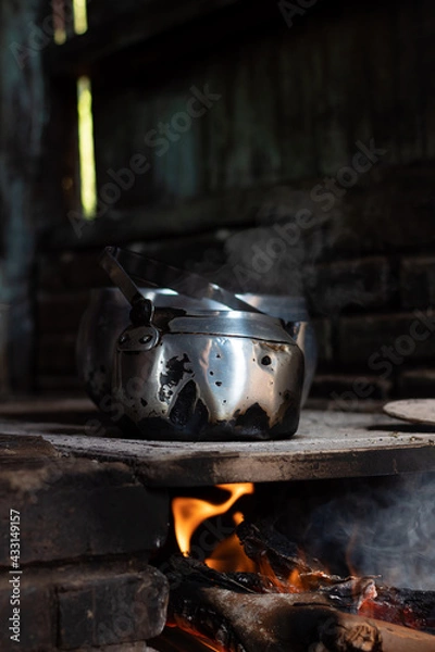 Obraz Wood burning stove