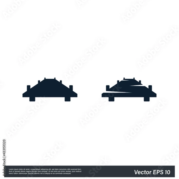 Obraz pier icon dock symbol 