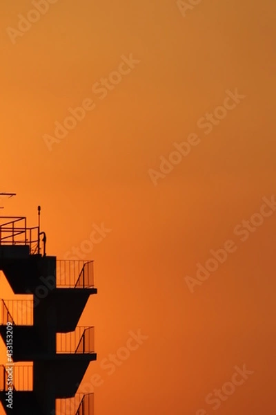 Obraz sailboat at sunset