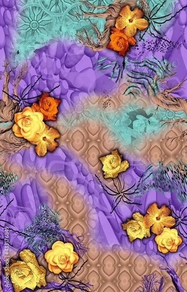 Fototapeta abstract digital design pattern on   background