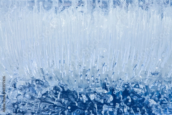 Obraz 凍結した氷の中の気泡