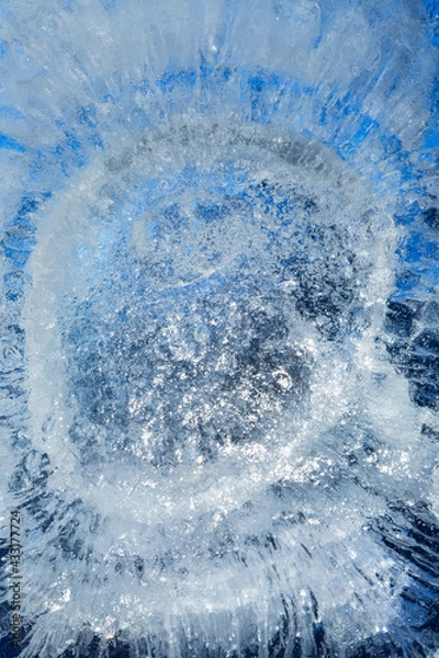 Obraz 凍結した氷の中の気泡
