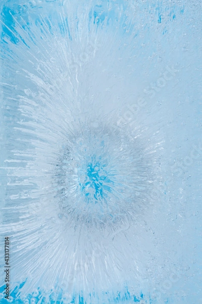 Obraz 凍結した氷の中の気泡