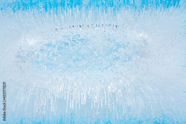Obraz 凍結した氷の中の気泡