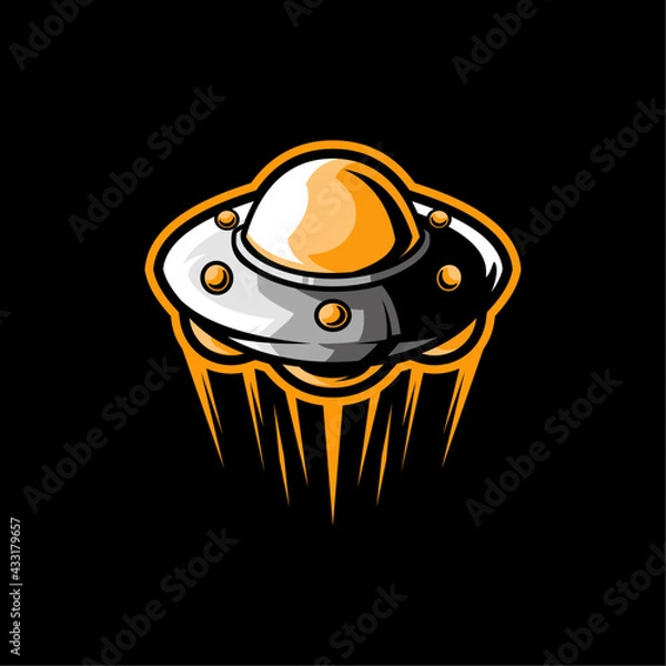 Obraz space alien mystery spaceship planet