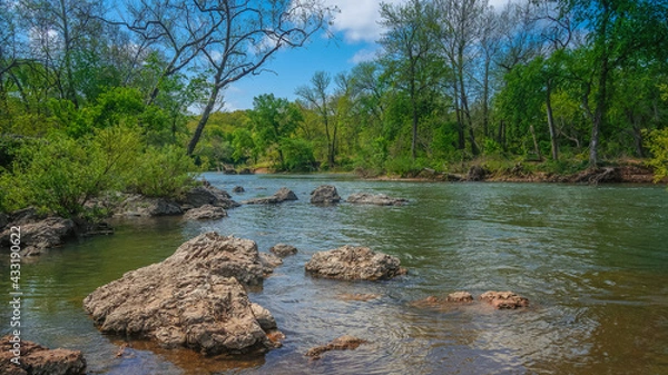 Obraz waterfalls on a summer day in the midwest