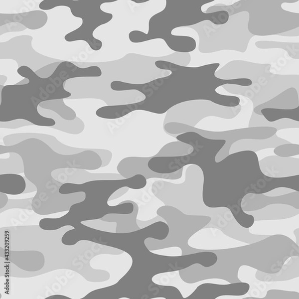 Fototapeta 
Camouflage seamless pattern. Abstract camo. Military texture of stains. Print on fabric and clothing. Vector illustration