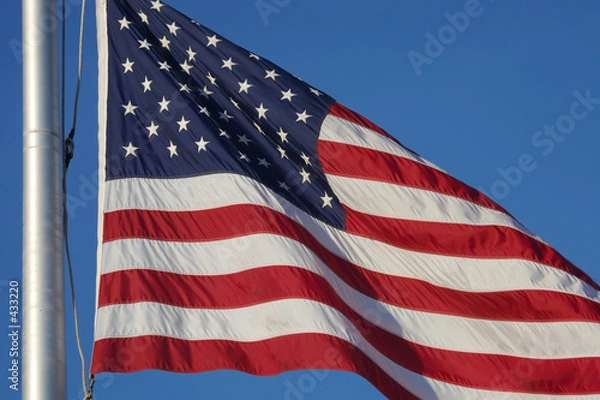 Fototapeta us flag detail