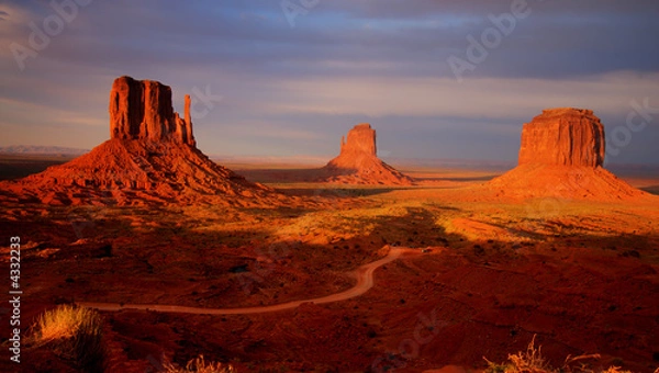 Obraz Monument Valley zachód słońca
