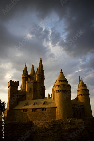 Fototapeta sand castle
