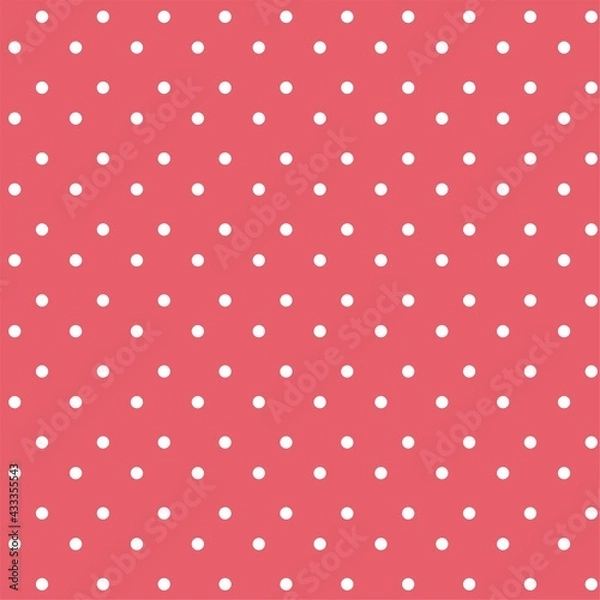 Fototapeta Dot pattern seamless for textile baby fabric