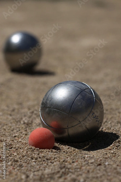 Obraz partie de pétanque