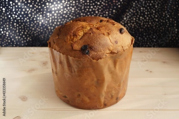 Obraz Big Easter cake on a wooden table