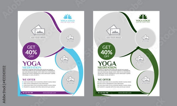 Obraz Yoga Flyer