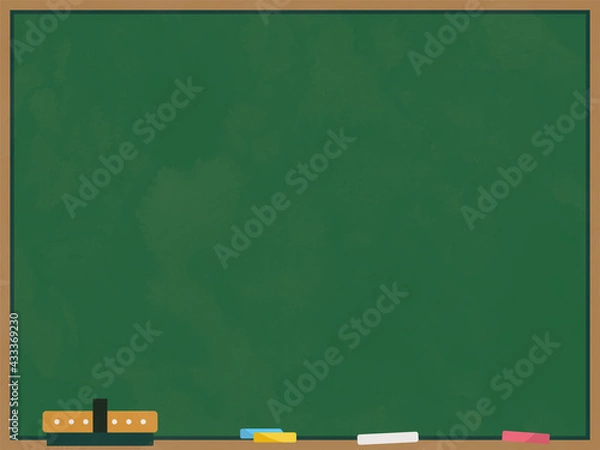 Obraz 黒板のイラスト【4:3】