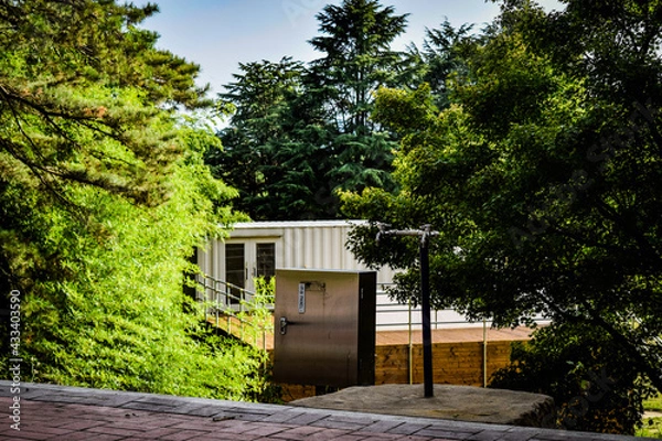 Fototapeta 韓国、大邱大学を訪問する