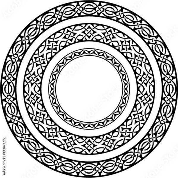 Fototapeta ornamental circle frame