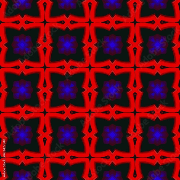 Fototapeta  repeating geometric patterns. seamless abstract background.