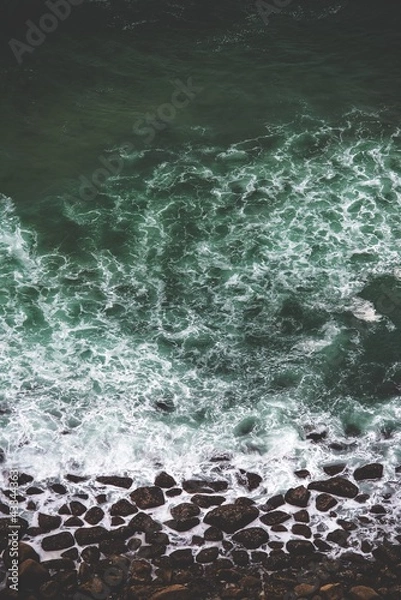 Obraz waves on the rocks