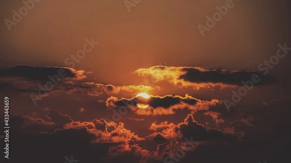 Obraz fire in the sky