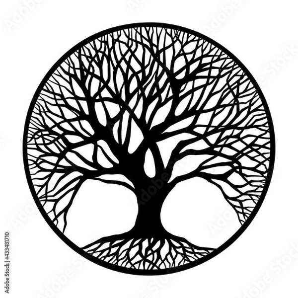 Fototapeta Outline Tree Of Life
