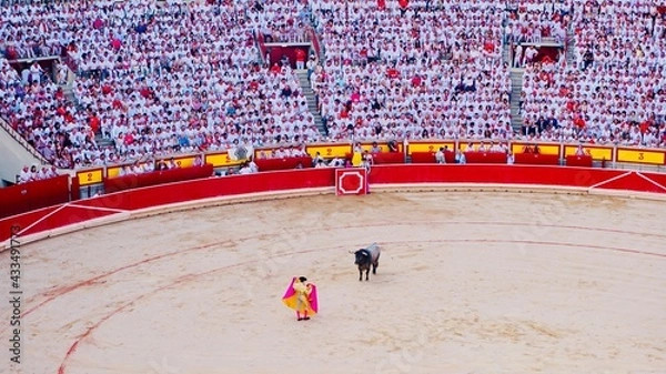 Obraz Pamplona Corrida - San Fermin Spain