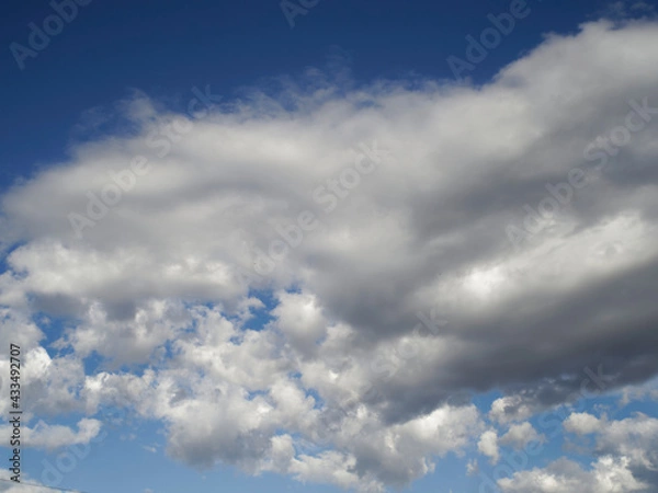 Obraz Sky with clouds after a thunderstorm