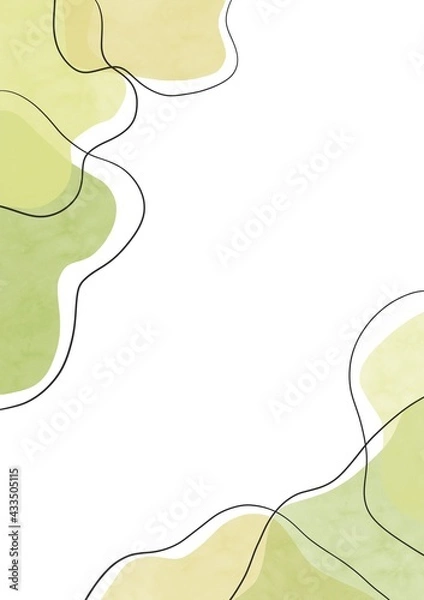 Obraz abstract creative backgrounds in minimal trendy style with copy space for text and photo - design templates for social media stories and bloggers - simple, stylish and minimal designs