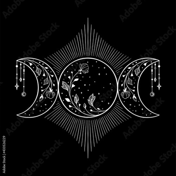 Fototapeta Triple moon