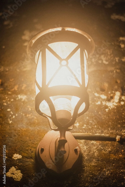 Fototapeta lantern in the night