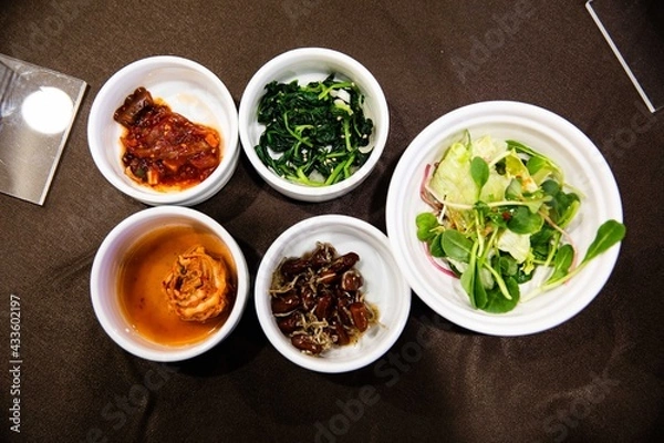 Fototapeta 반찬 한국음식 호텔음식 조찬 건강음식